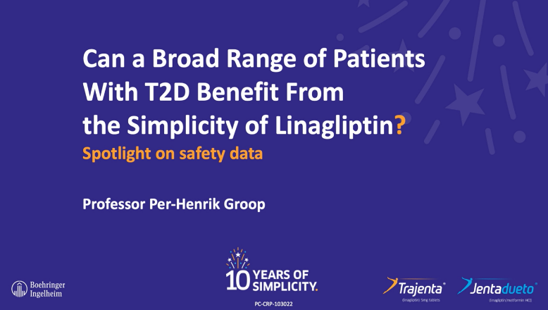 Linagliptin for a broad range of patients – spotlight on safety data